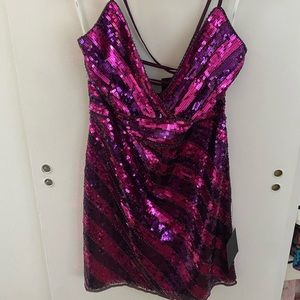 NWT lulu party mini dress size L